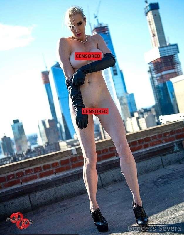From a rooftop in NYC.I rarely show full frontal nudity and ..