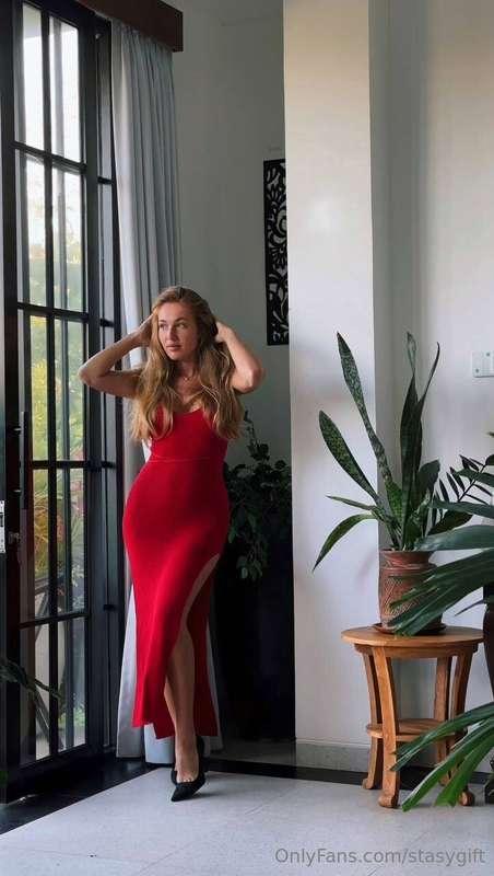Red dress on, good mood on, good company....are you joining ..