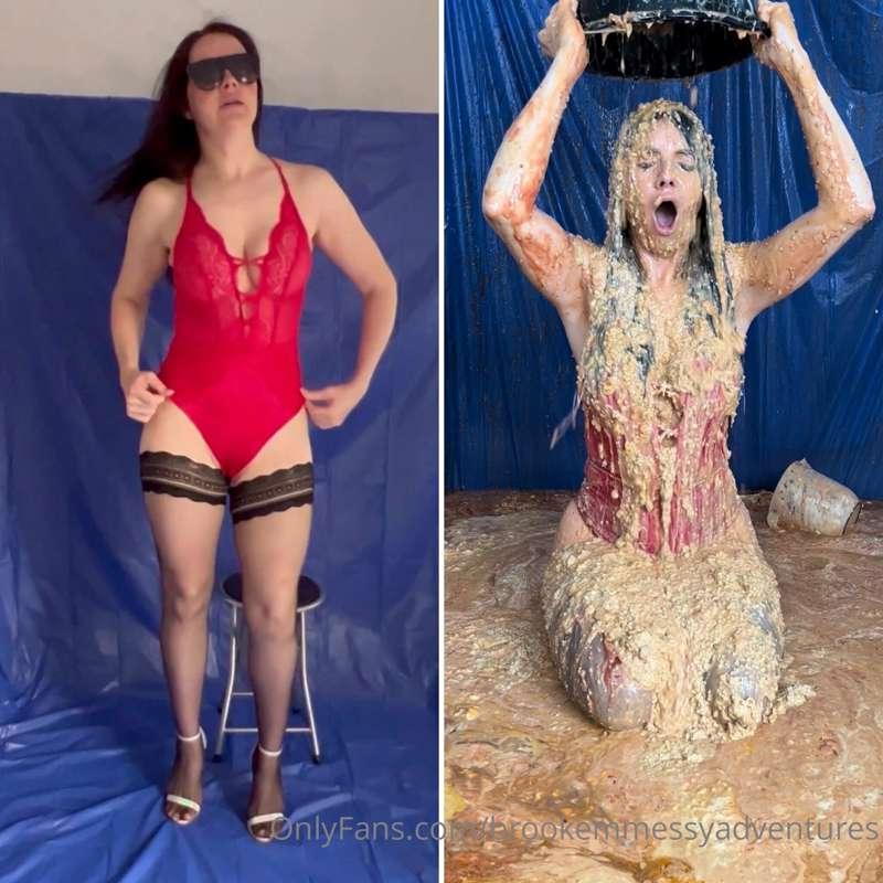 The Humiliation of Brooke Maddison before/after.