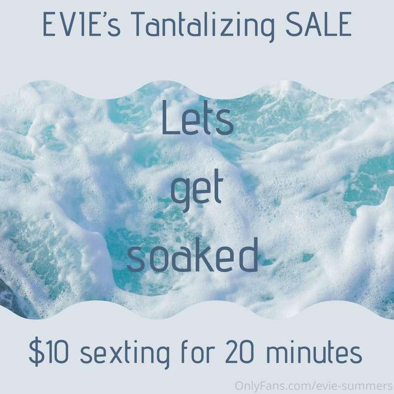 Today only!!!! Let’s get wet together 😈