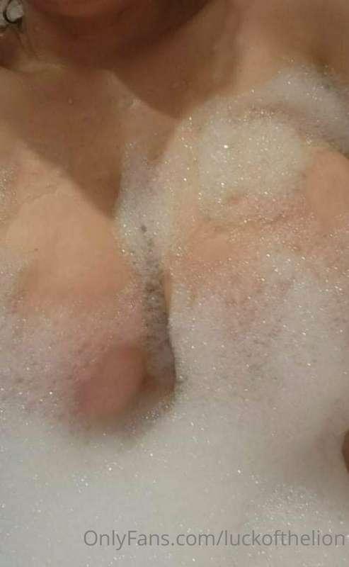 A bath after a long day!