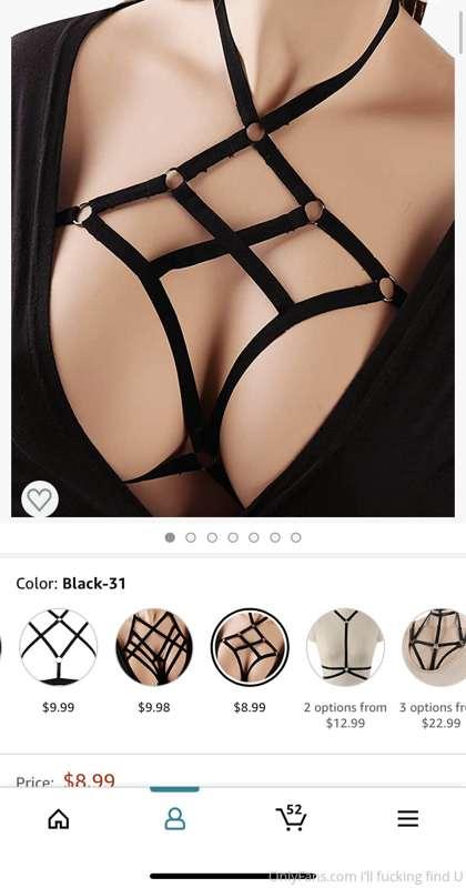 None of you love me enough to buy me even a simple harness f..