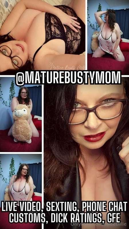 @maturebustymom Onlyfan's Hottest Milf is ready and waiting ..