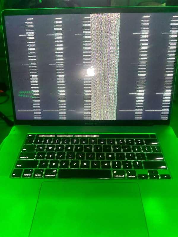 CRUD!!! The Apple MacBook DEATH SCREEN!!! 