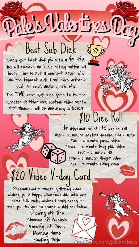 ❤️VALENTINES DAY SPECIALS❤️