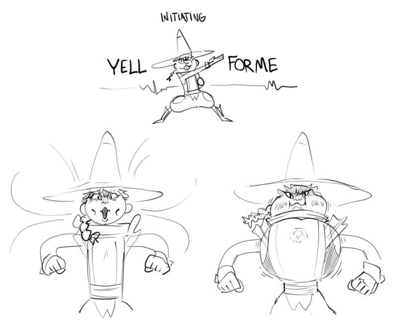 Sketch Sunday - YELL FORME
