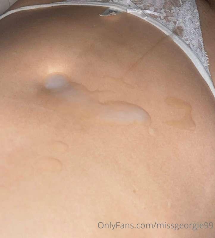 He spunked on me 😍