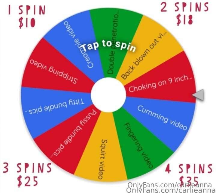 Spin the wheel 💋