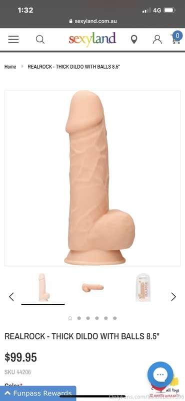 Hmmm 😍 I really want this! Who wants to see me fuck my ass w..