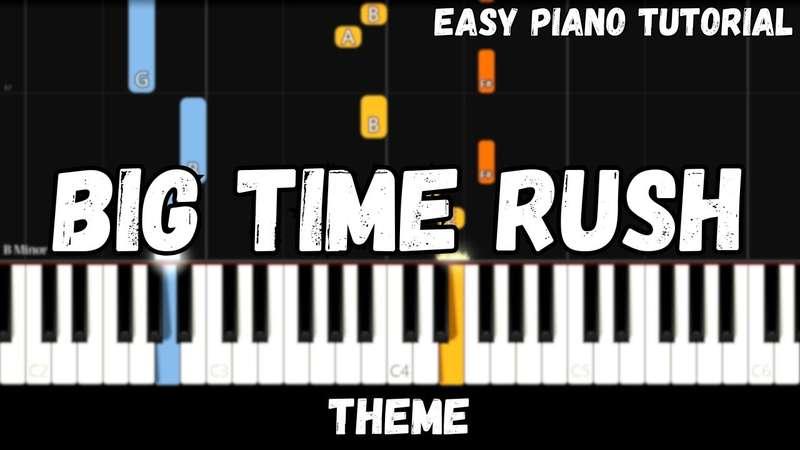 Easy MIDI - Big Time Rush Theme (Atlantic Notes Arrangement + Tempo + Colors + Key)