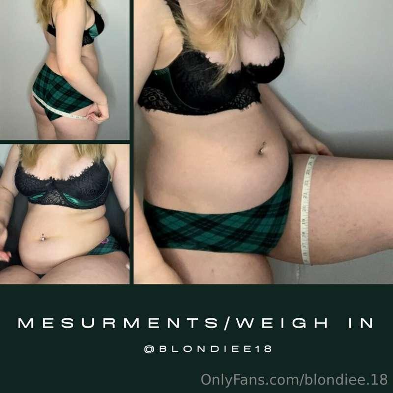 Measurements/Weigh in + Q&A (while rubbing oil on belly/butt..