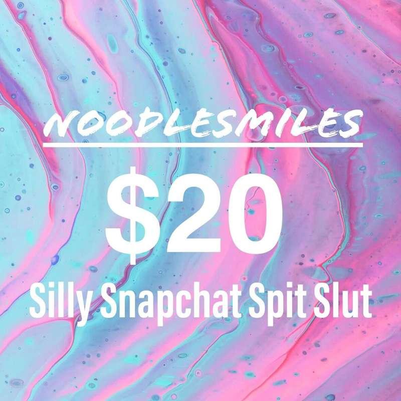 NEW Video!✨
(Solo - 2:43)
Silly Snapchat Spit Slut ⭐️🍒

Like..