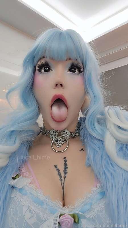 Open wide and say ahhhhhhh 👅👄

#tounge #alt #cosplay #ahegao #cute #fetish 

