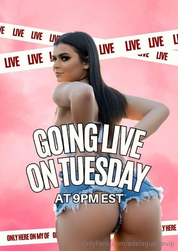 heyyy i'm going live again this TUESDAY at 9pm EST!! The las..