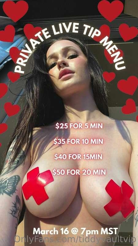 Cum join me while I live stream tomorrow 😈💦