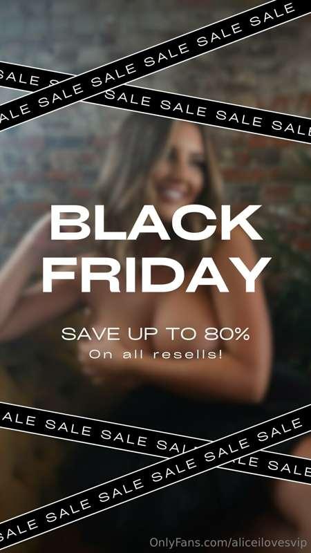 Starting TODAY hunnies.. Keep an eye out for a big **Black F..