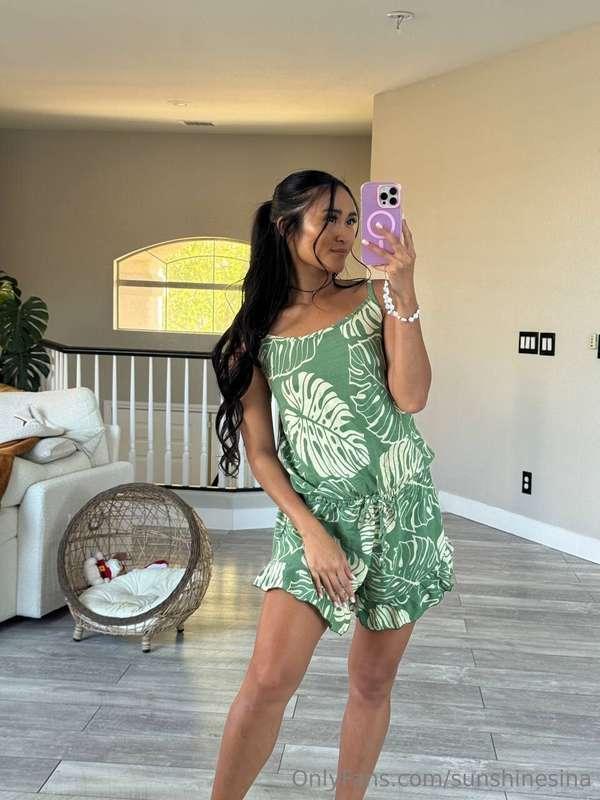 It's giving hawaiian vibes 💚🌺