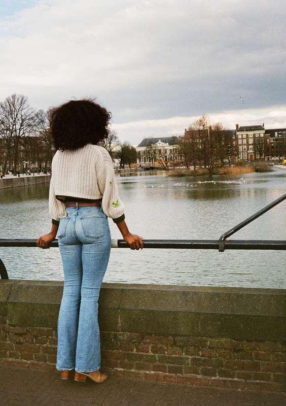 the river’s calm, but this view is anything but, these round..