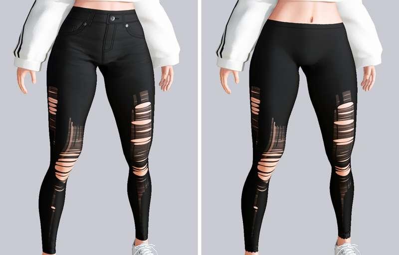 Ripped Leggings V2