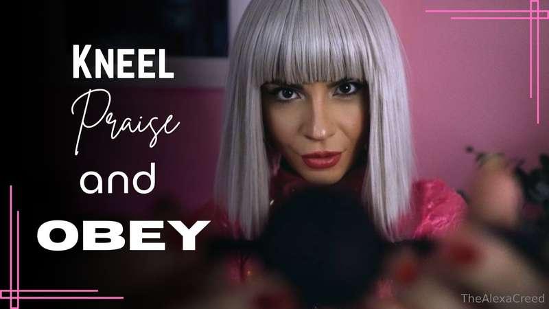 Kneel. Praise. Obey. That’s the only way to earn the privile..