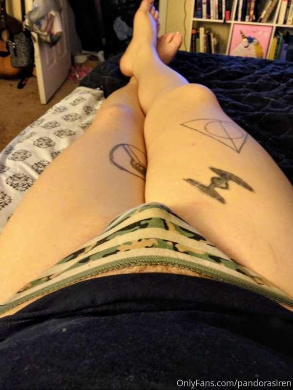 My panties are camo so you can't see them. Stealth mode!