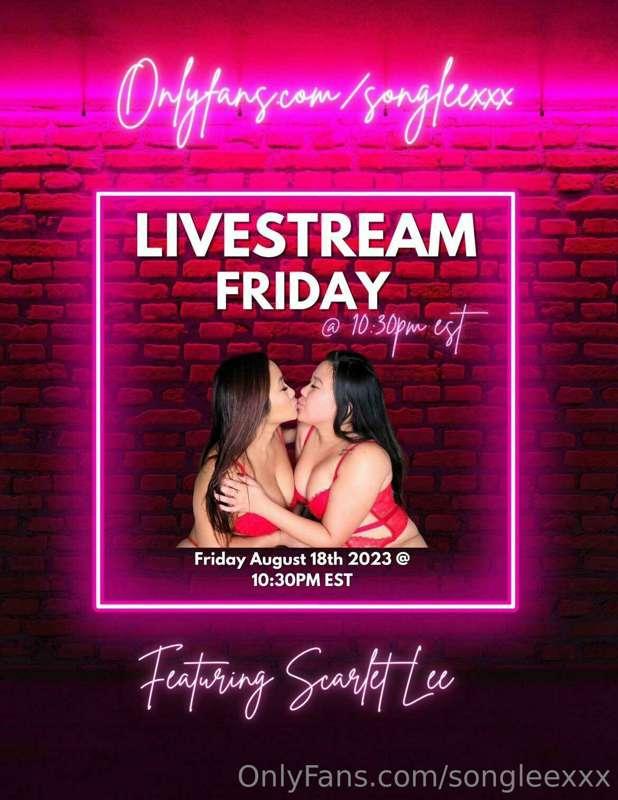 # GOING LIVE THIS FRIDAY AT 10:30PM EST

WITH MY STEP SIS @b..