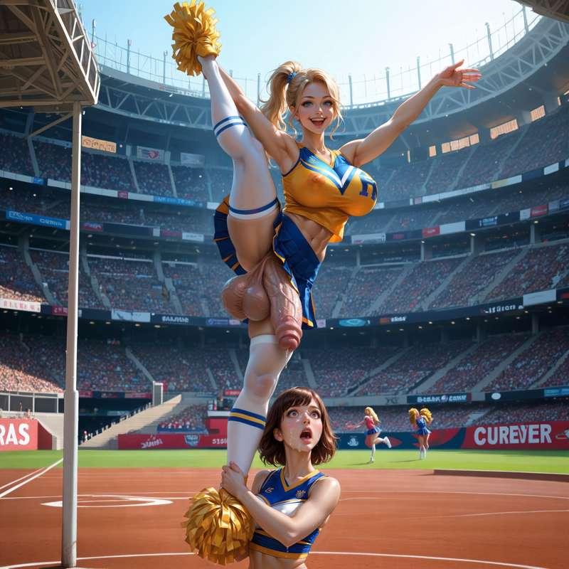 Cheerleading is hard