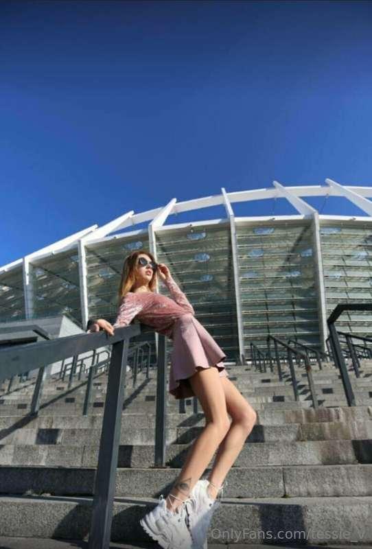 In the grandeur of a vast stadium, where dreams echo in ever..