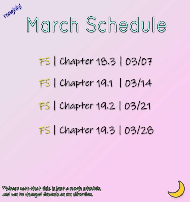March Comic Schedule~