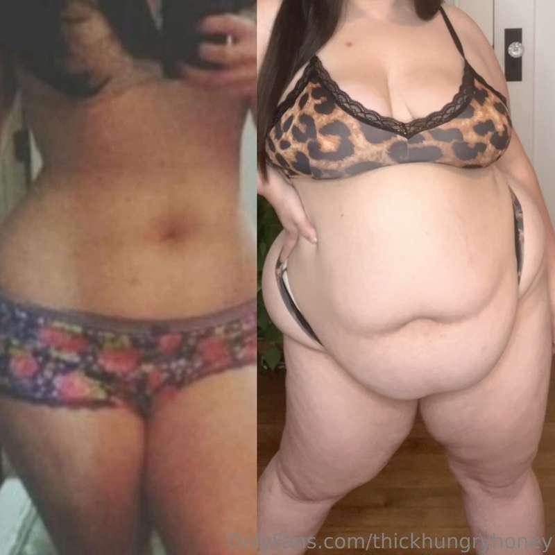 I hope this before and after turns you on as much as me 🐽 I’..