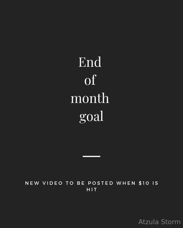 I have a small goal to hit before the end of the month. If I..