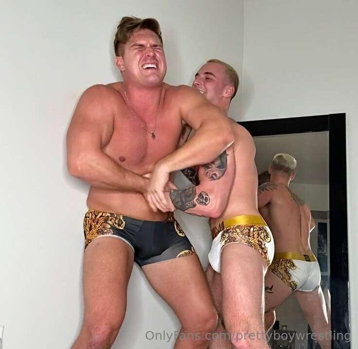 @drewharperxxx helps @tylerfrench learn how to give/take a p..
