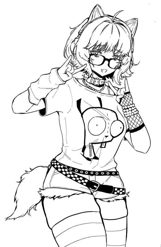 scene outfit aki (WIP)
