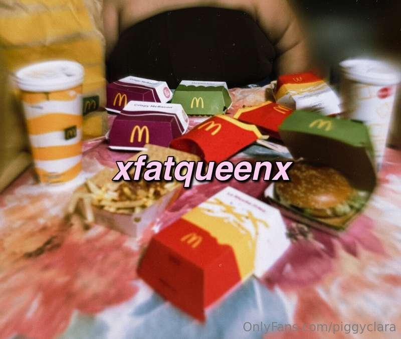 This pig loves MC DONALD'S so fucking much