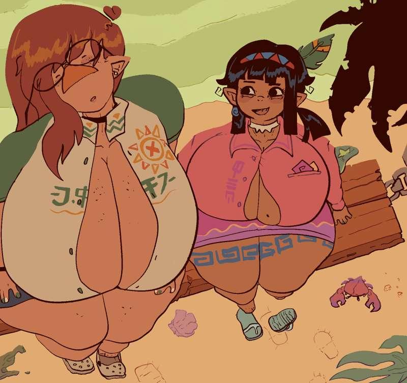 Dahlia & Chloe early art