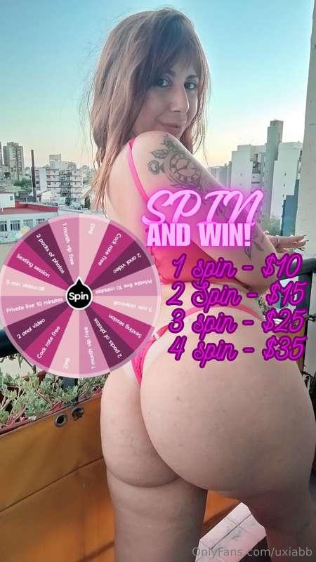 You can win sexting, videocall, 1 FREE MONTH in my VIP and m..