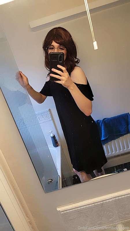 Love my new dress..... but I'll still take it off for you 😊 ..