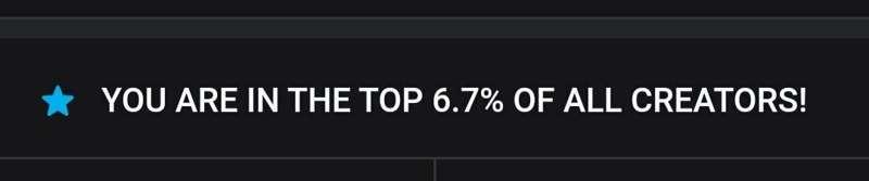Officially in the top 7%?? I'm gonna gasm