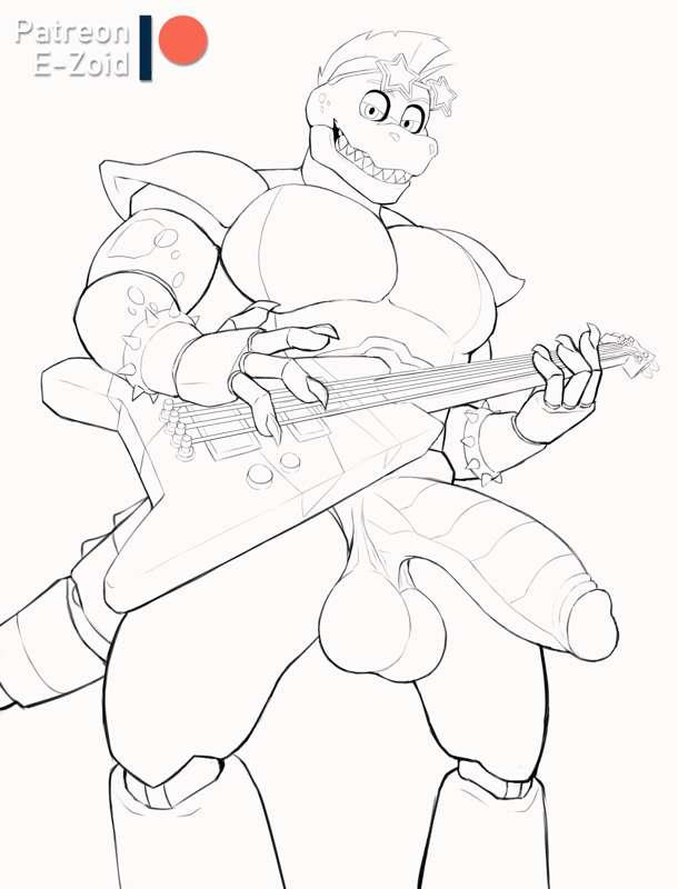 A Rockstar's Show~ (Lineart)