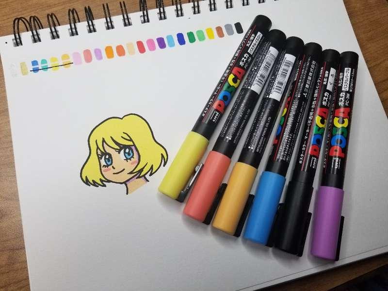 Testing out posca pens!