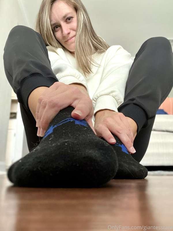 Just because I’m wearing socks doesn’t mean I don’t need a t..