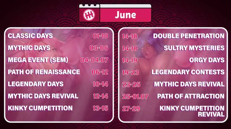 Events Calendar June 2024