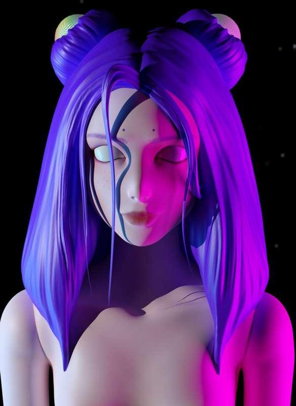 continuation of the blender section!

I tried to do my character's hair. it's too damn awkward to do it without a tablet. but maybe it's because my hands are crooked.

Anyway, it was interesting and overall not too bad for the first time