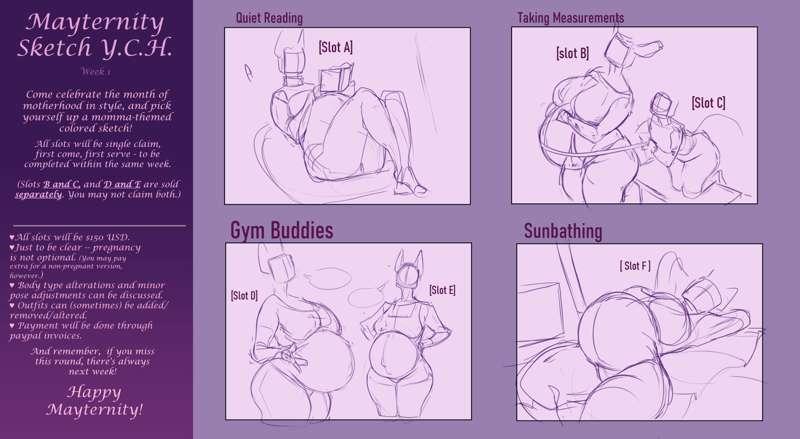 Mayternity YCH [Week 2]