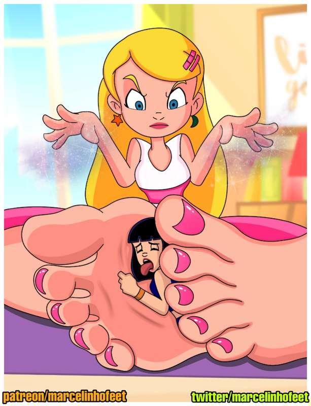 Sabrina and Gem Giantess Feet 