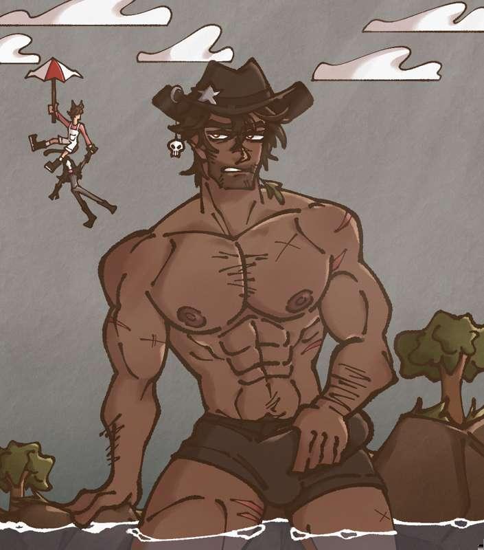 Quick! Land on the cowboy... 🤠