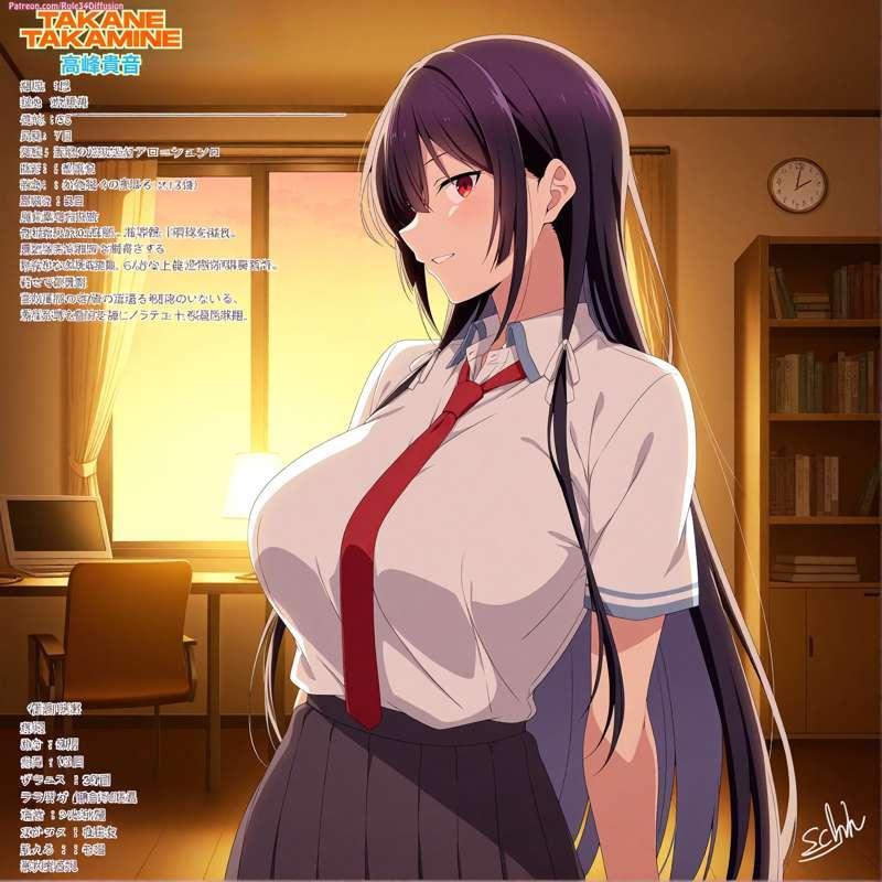 [Anime] Takane Takamine of Please Put Them On, Takamine-san Sexy Poses [Gen 2.5]