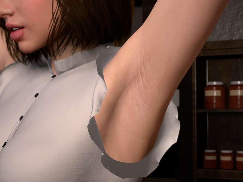 Female armpit normal map v1