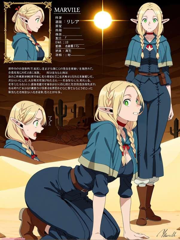 Marcille Donato of Delicious In Dungeon Sexy Poses [Gen 2.5]