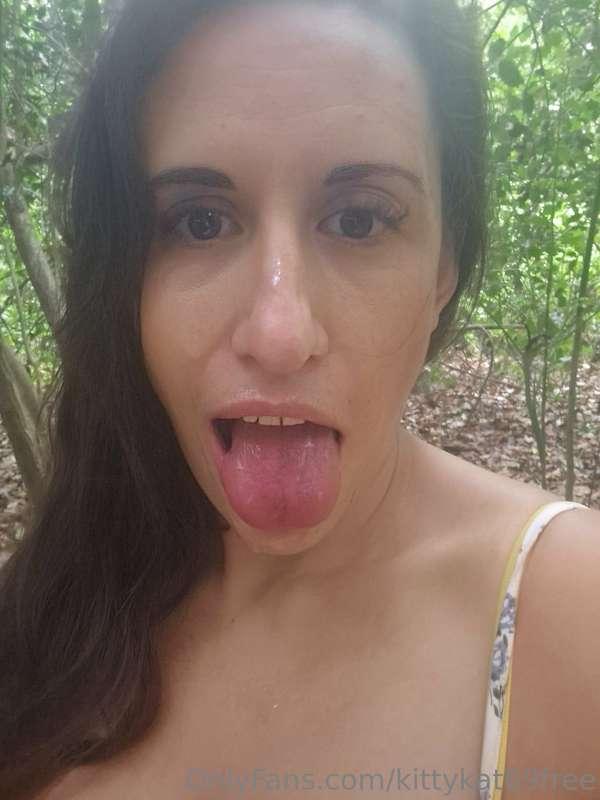 Want to see what lead to me being covered in cum in the wood..